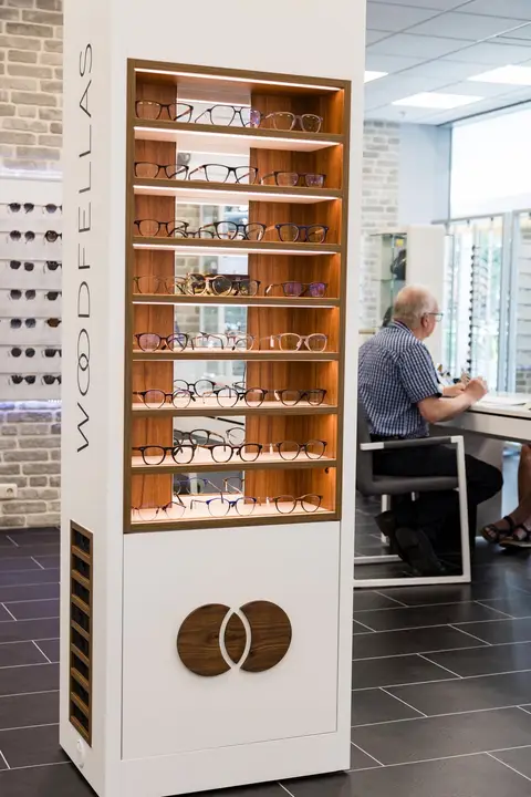 Optik Völkel, Beratungsplatz im Fachgeschäft