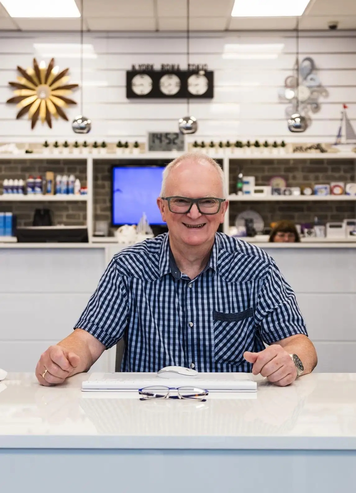 Optik Völkel, Blick in die Geschäftsräume